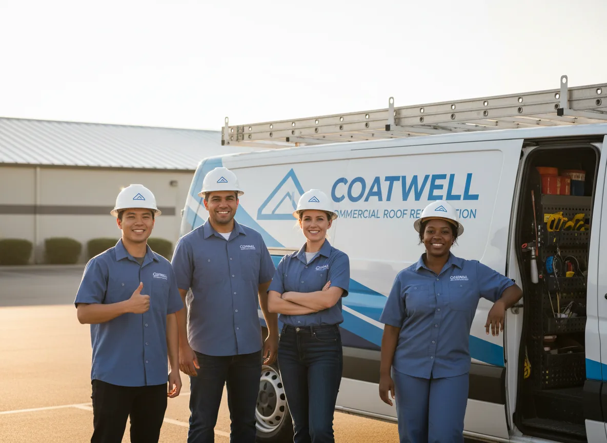 Commercial roof coating company in Goodman, WI